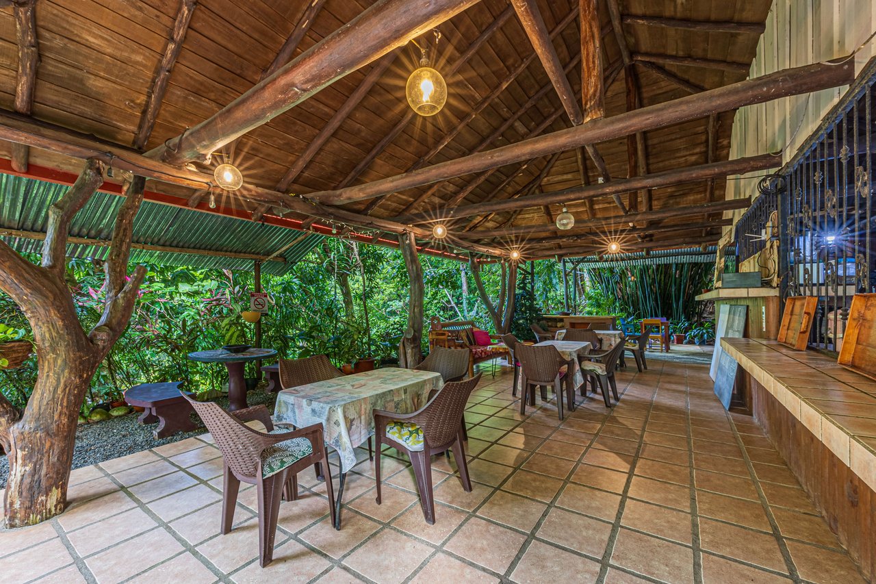 10-Acre Uvita Commercial Property with Existing Hotel & Highway Frontage – Development Potential Near the Beach