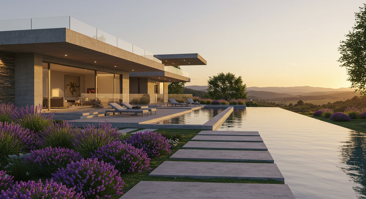 Inside A Contemporary Wine Country Aerie