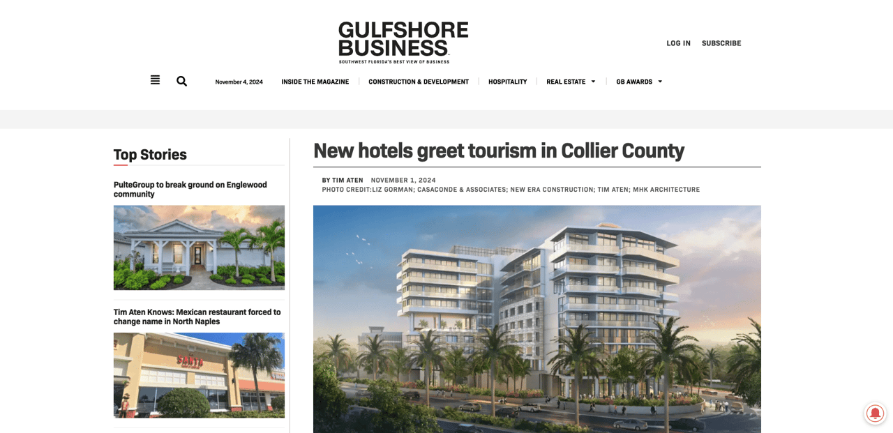 New hotels greet tourism in Collier County by Gulfshore Business