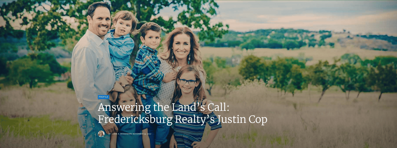 Answering the Land’s Call: Fredericksburg Realty’s Justin Cop
