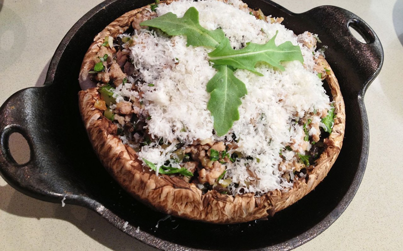 Turkey Stuffed Portobello Mushrooms