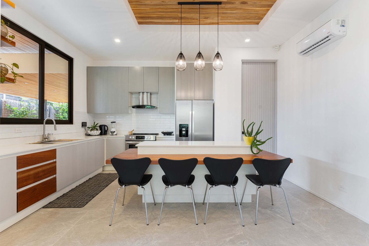 Welcome to Casa Kalyla | This well-designed home is just a 2-minute drive from the surf break at Playa Grande and is the house you have been looking for!