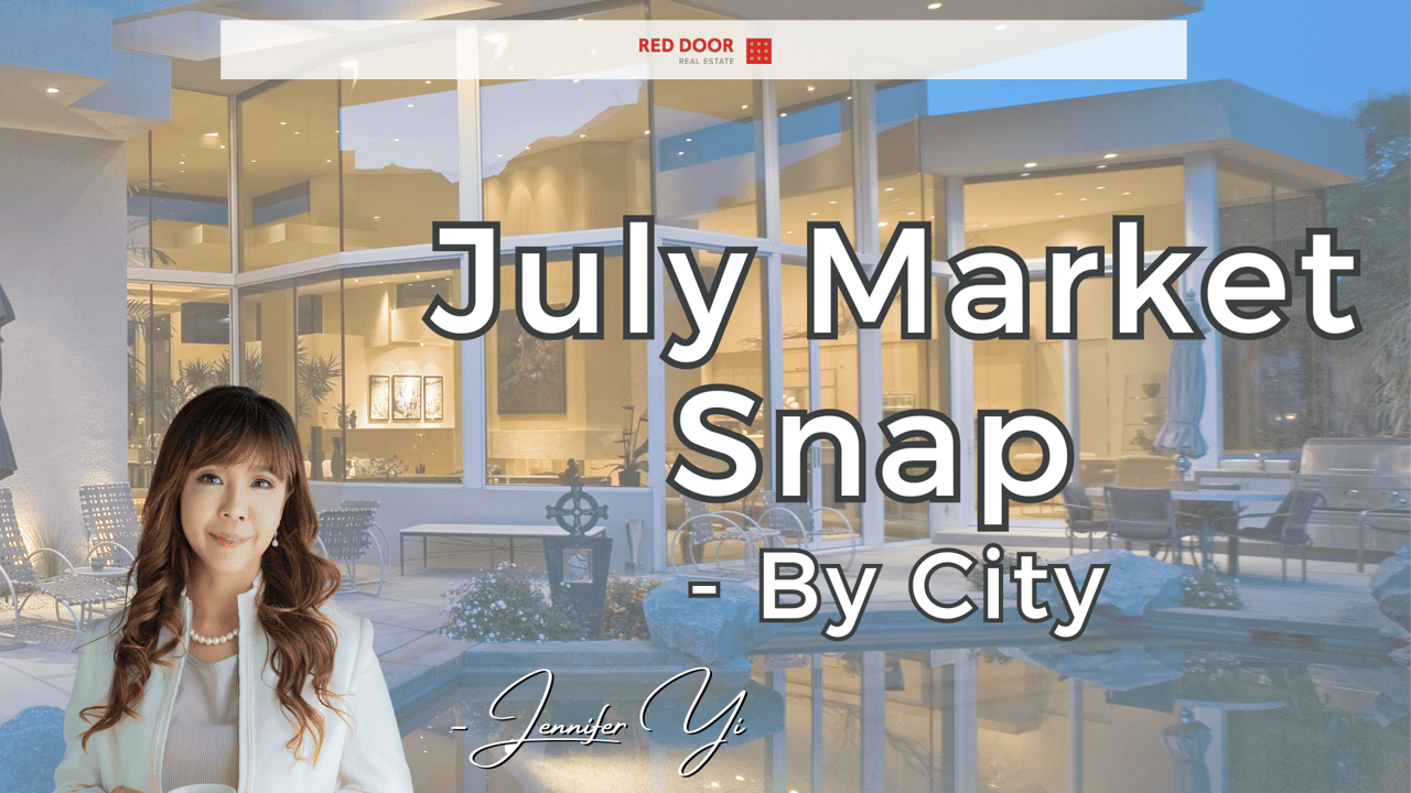 Red Door Real Estate (July Market Snap - By City)