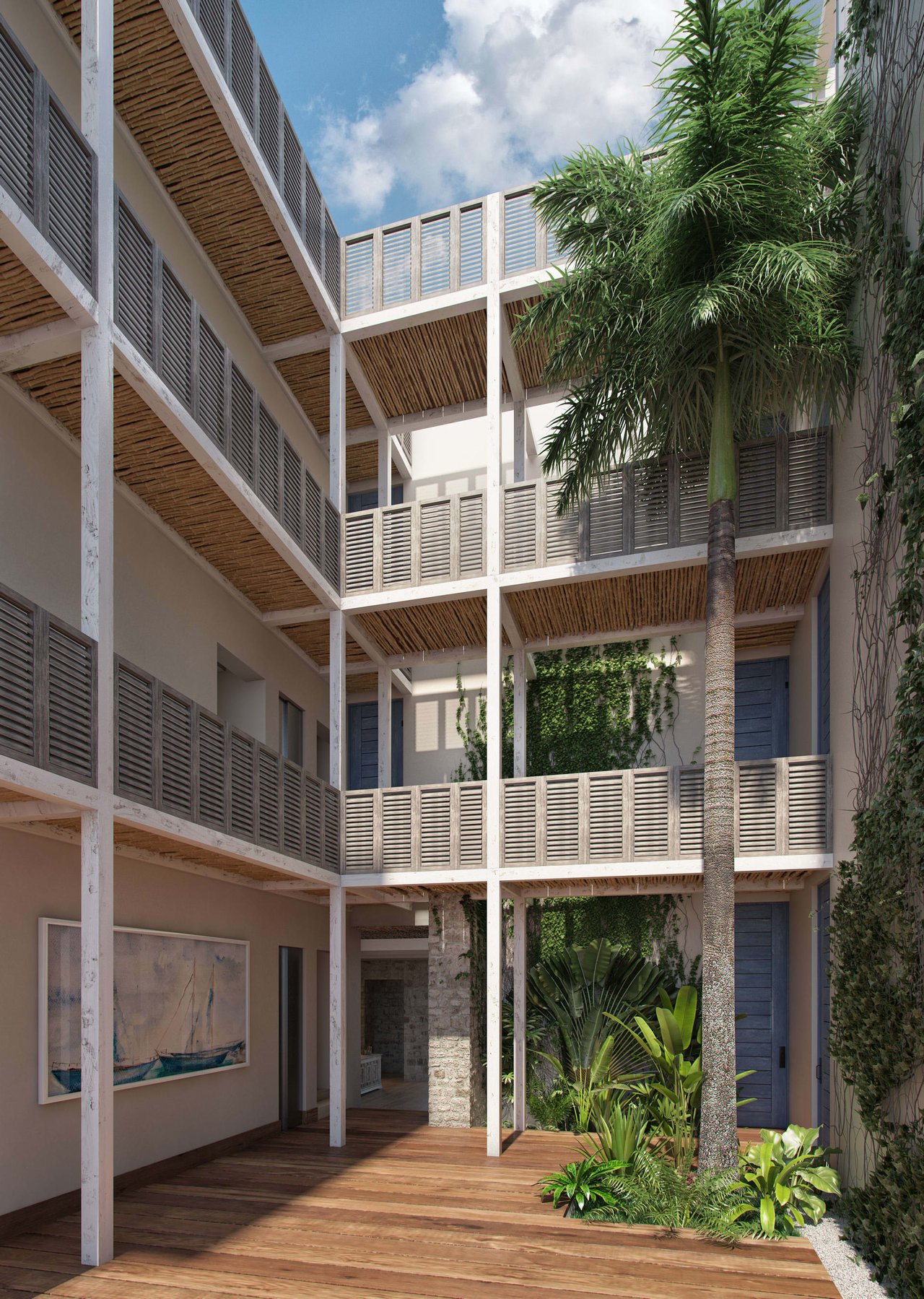 COASTAL-STYLE FURNISHED APARTMENTS IN GATED COMMUNITY