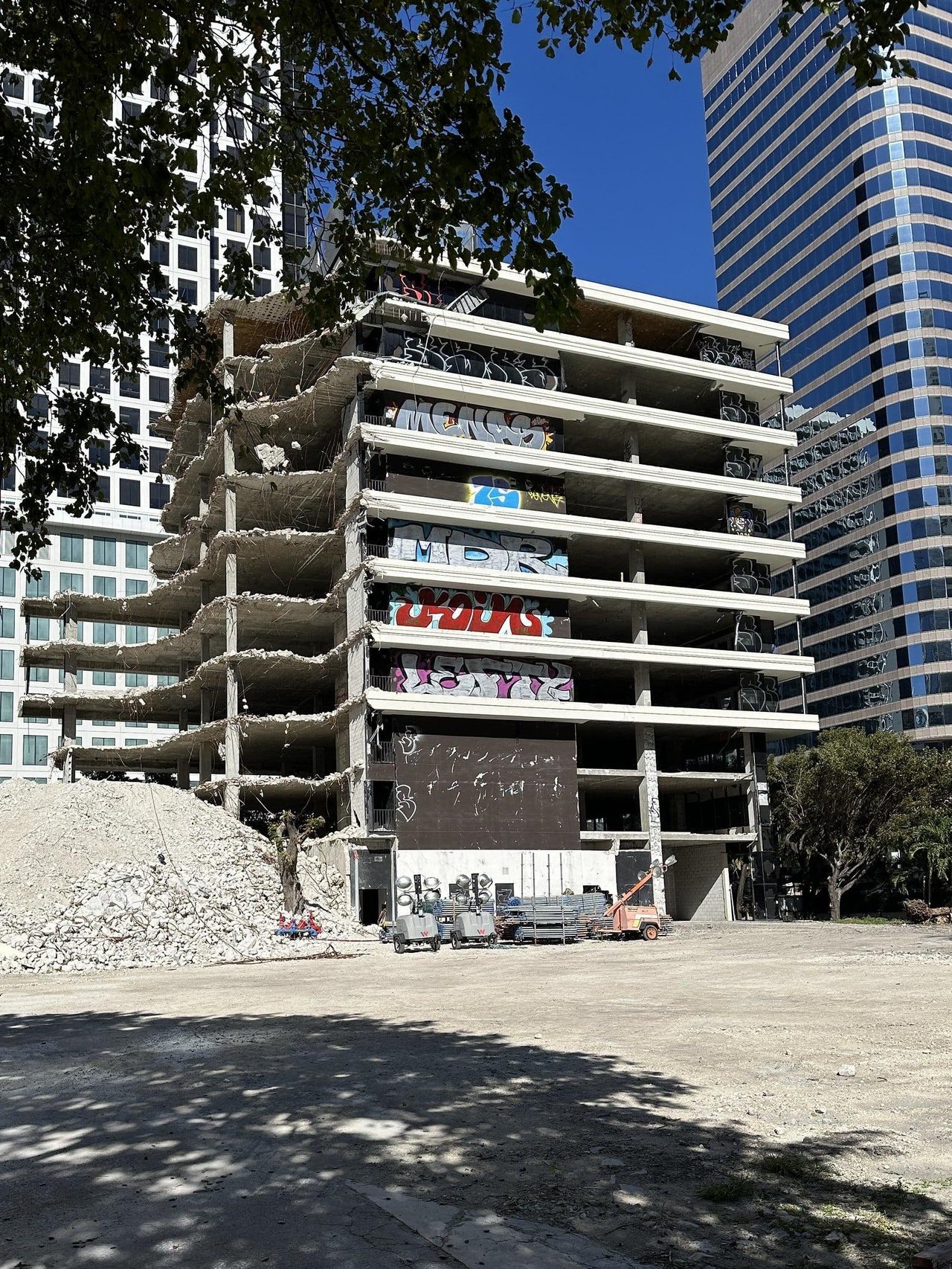 A recent update on the demolition progress at the site near One Brickell City Centre indicates ongoing activities. (Posted Feb 2024)