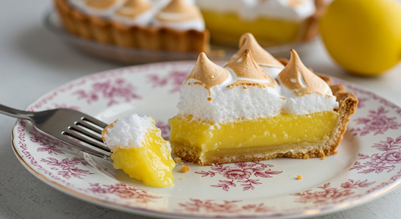 Lemon Meringue Ice Cream Pie