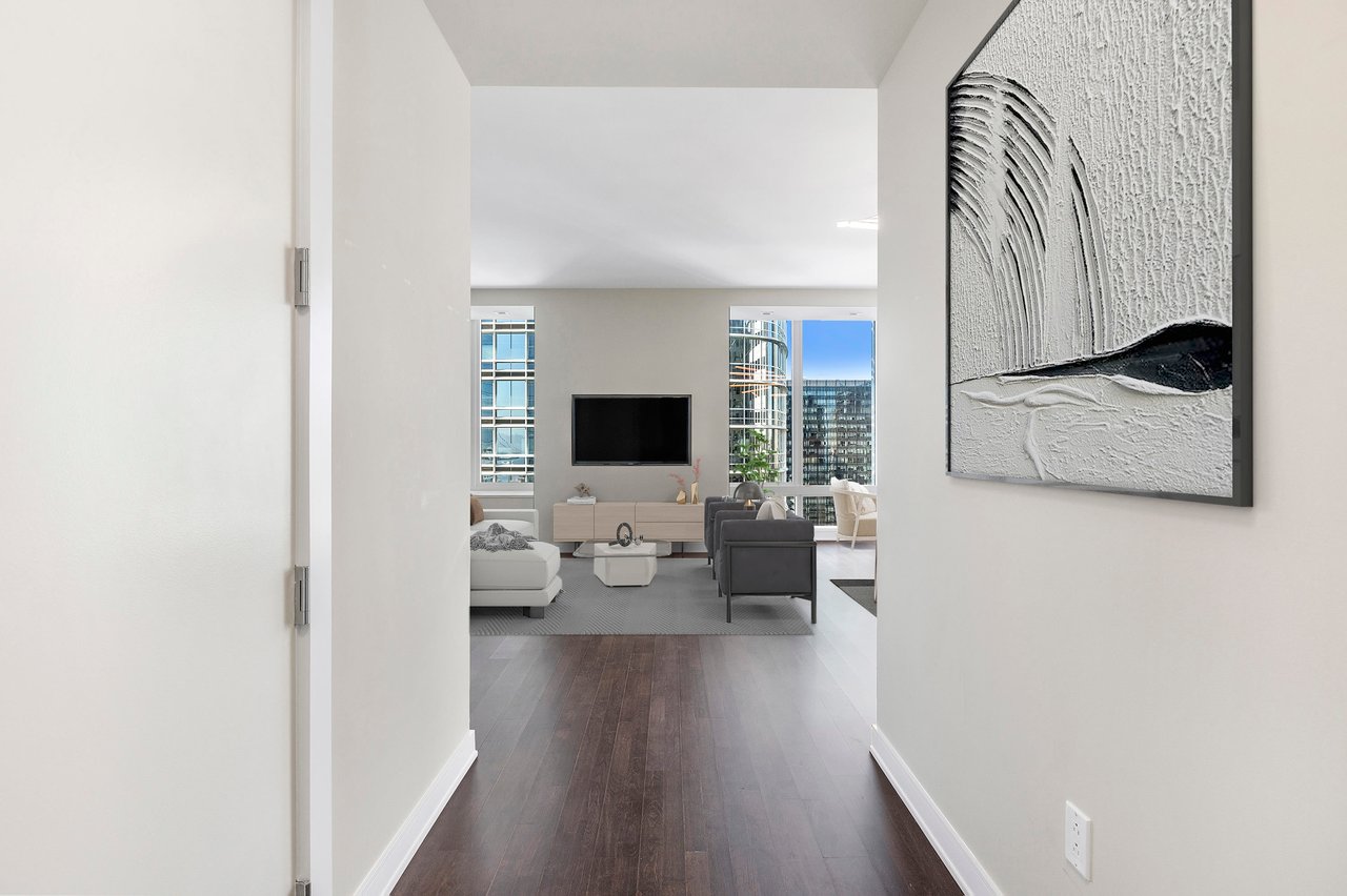 High-Floor, Two-Bedroom + Library at 301 Mission