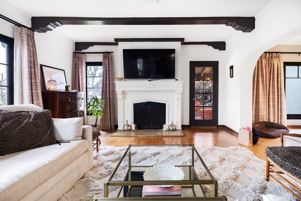 Rare Upper Unit in Stunning Mediterranean Revival Duplex