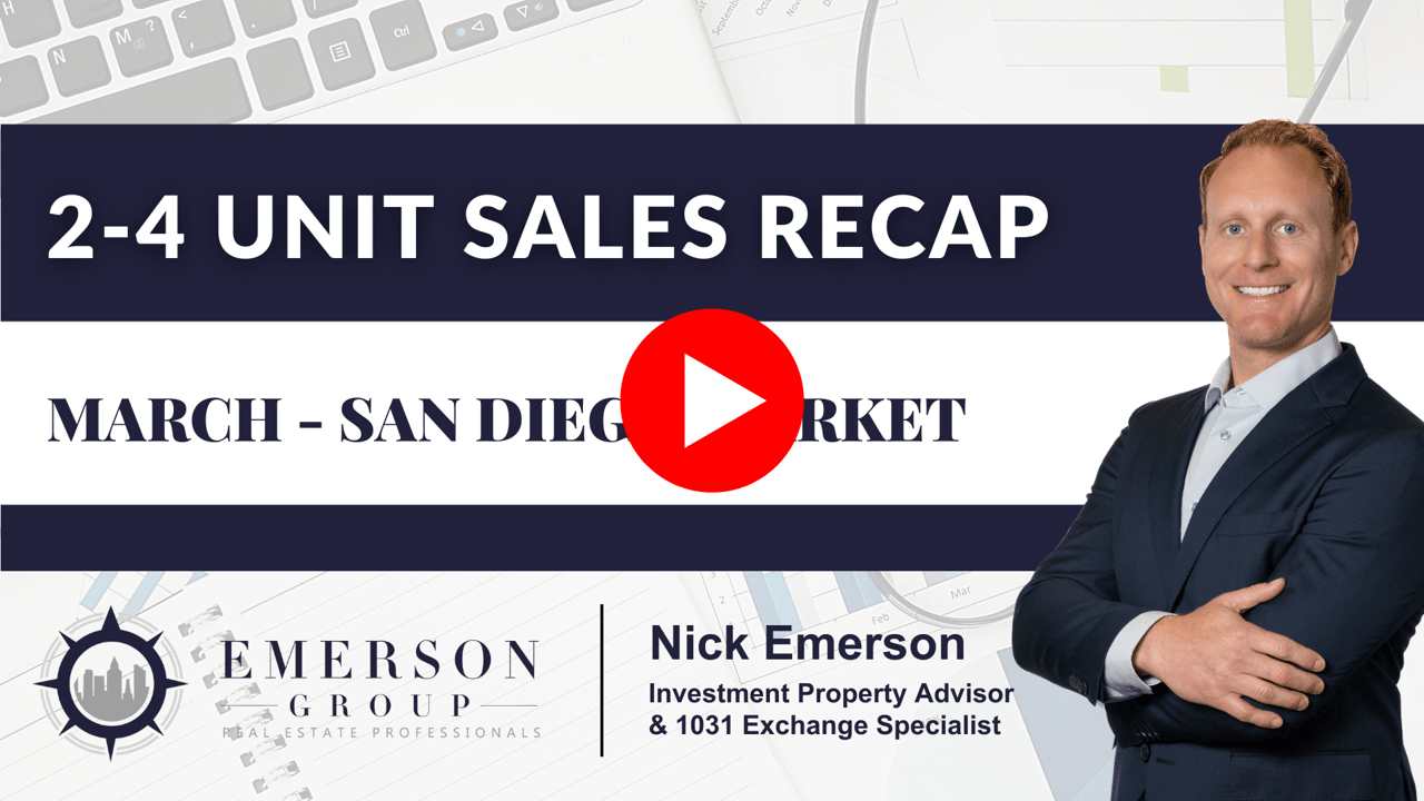 March 2024 - San Diego 2-4 Unit Sales Recap