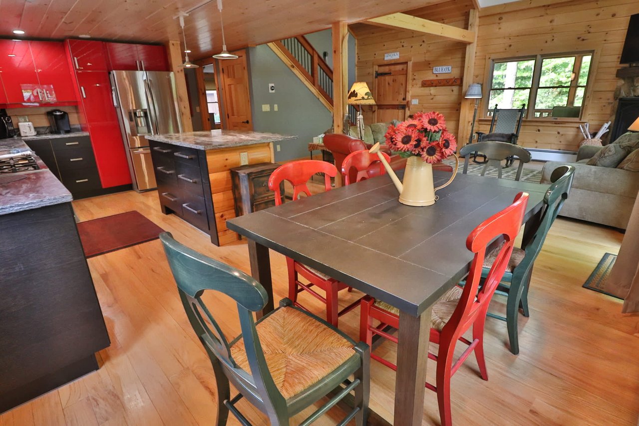 Single family log home ski season rental