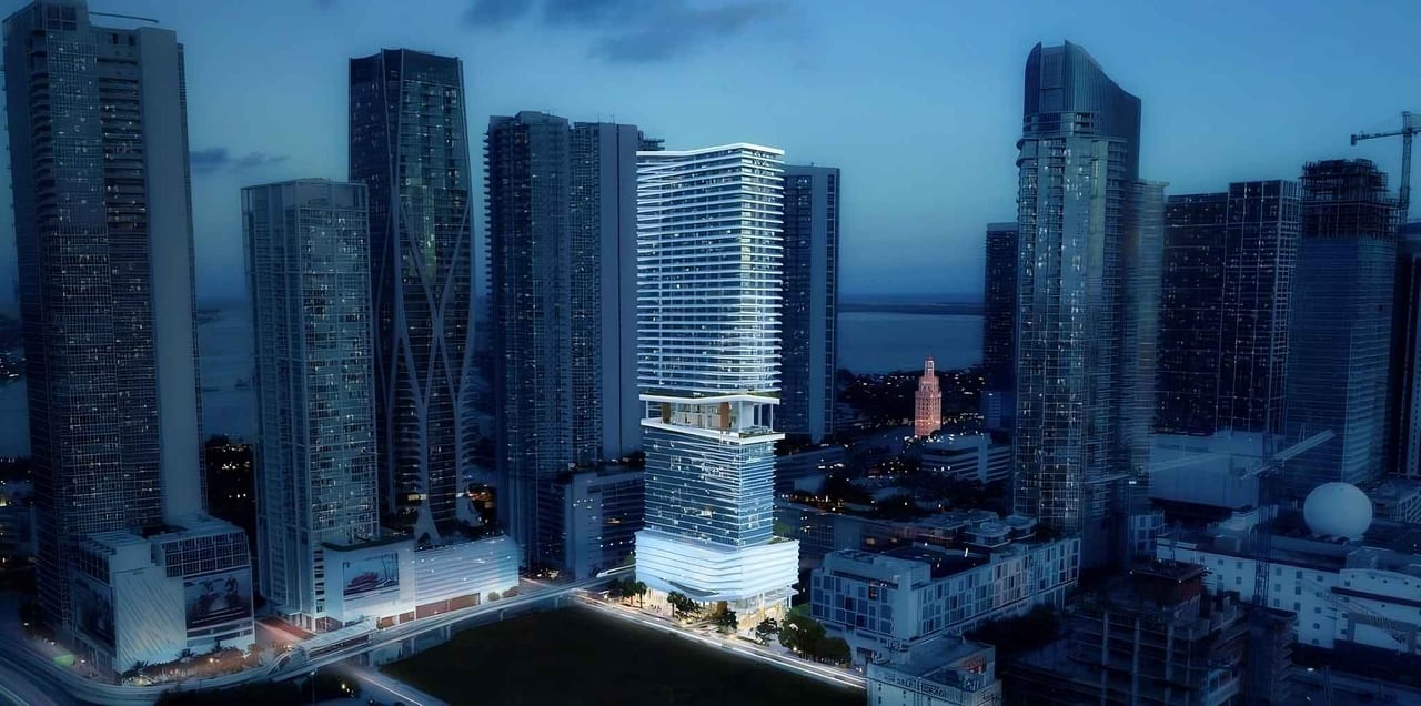Nichols Architects unveils plans for a 53-story mixed-use tower located at the Miami Worldcenter.