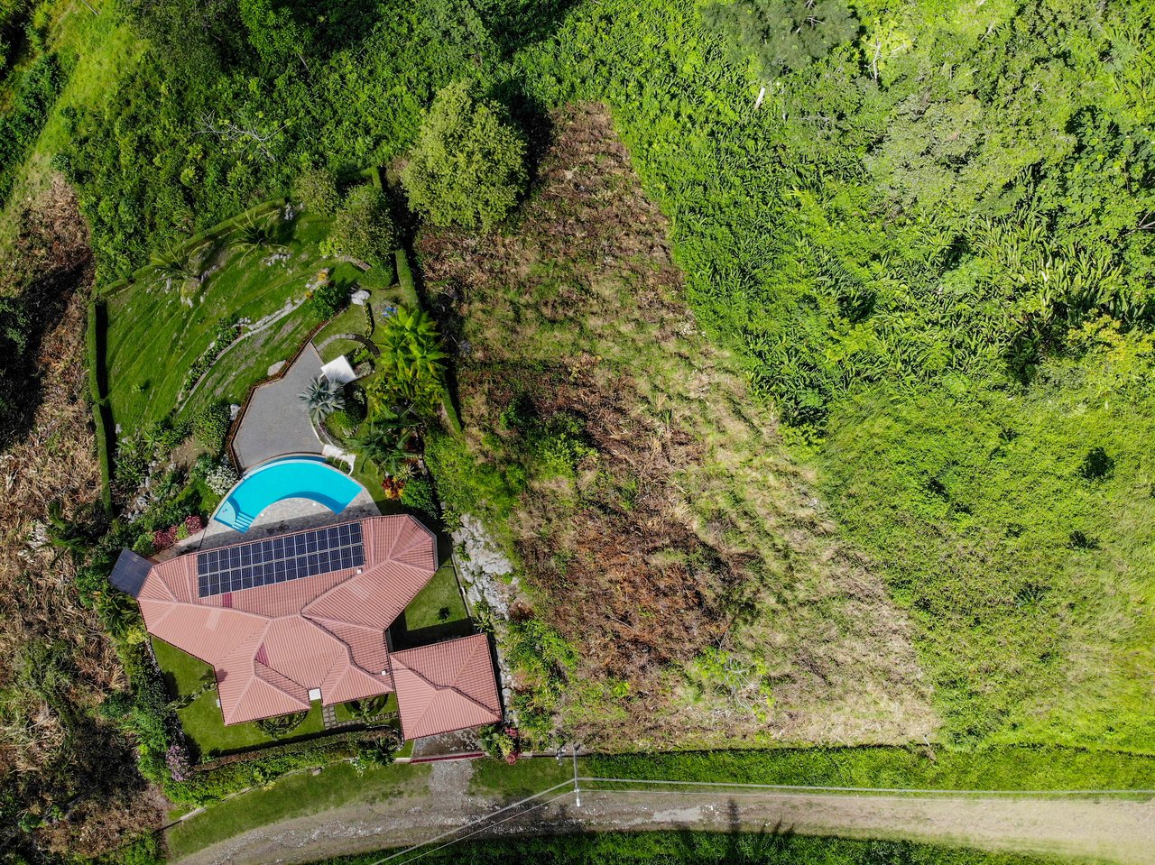 Ocean & Mountain View Half-Acre Lot in Gated Chontales Community