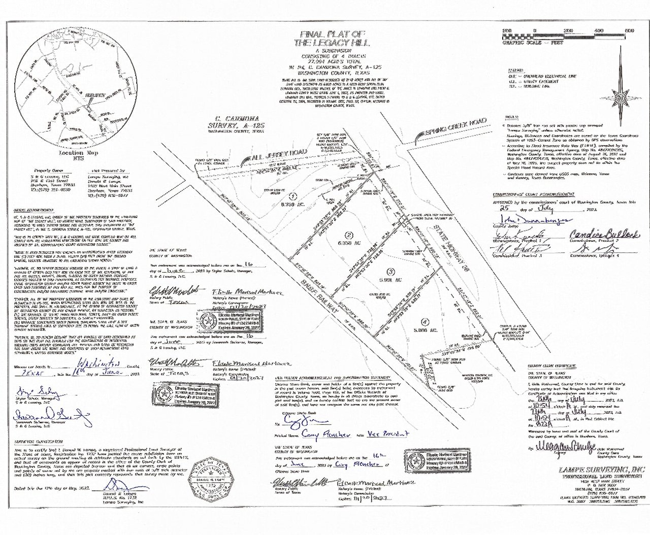 5.991-Acre Land with Scenic Pond on Highway 36 South, Brenham, TX - Tract 3