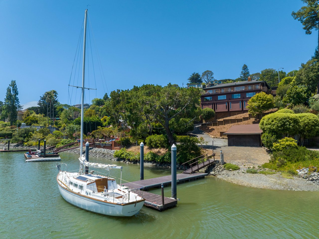 Waterfront Legacy Estate with Private Dock & San Francisco City Views