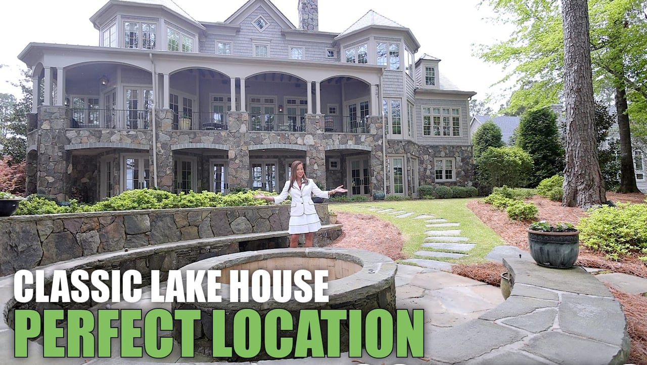 Classic Lakefront Masterpiece Located on the Prestigious Lake Club Drive