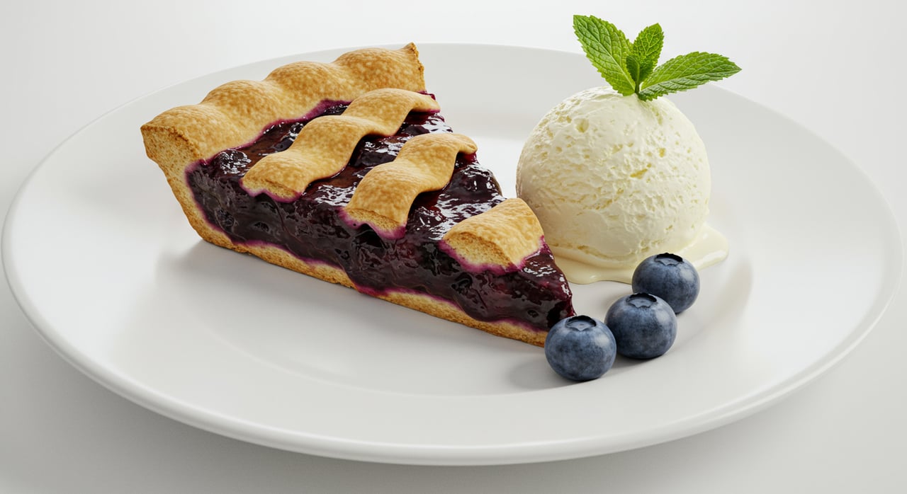Blueberry Lemon-Butter Crust Pie