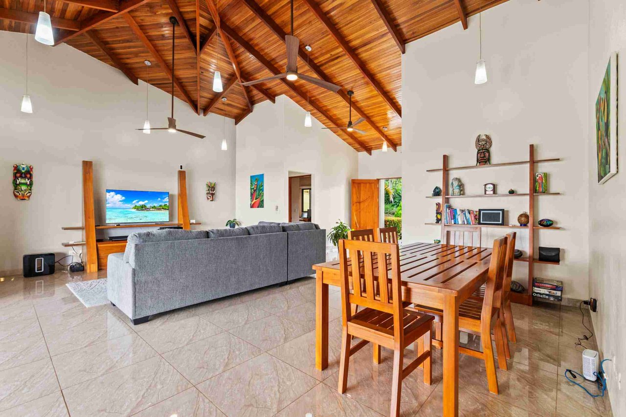 Luxurious Home with Great Outdoor Living Space and Incredible Panoramic Valley & Ocean Views in Chontales near Ojochal Costa Rica