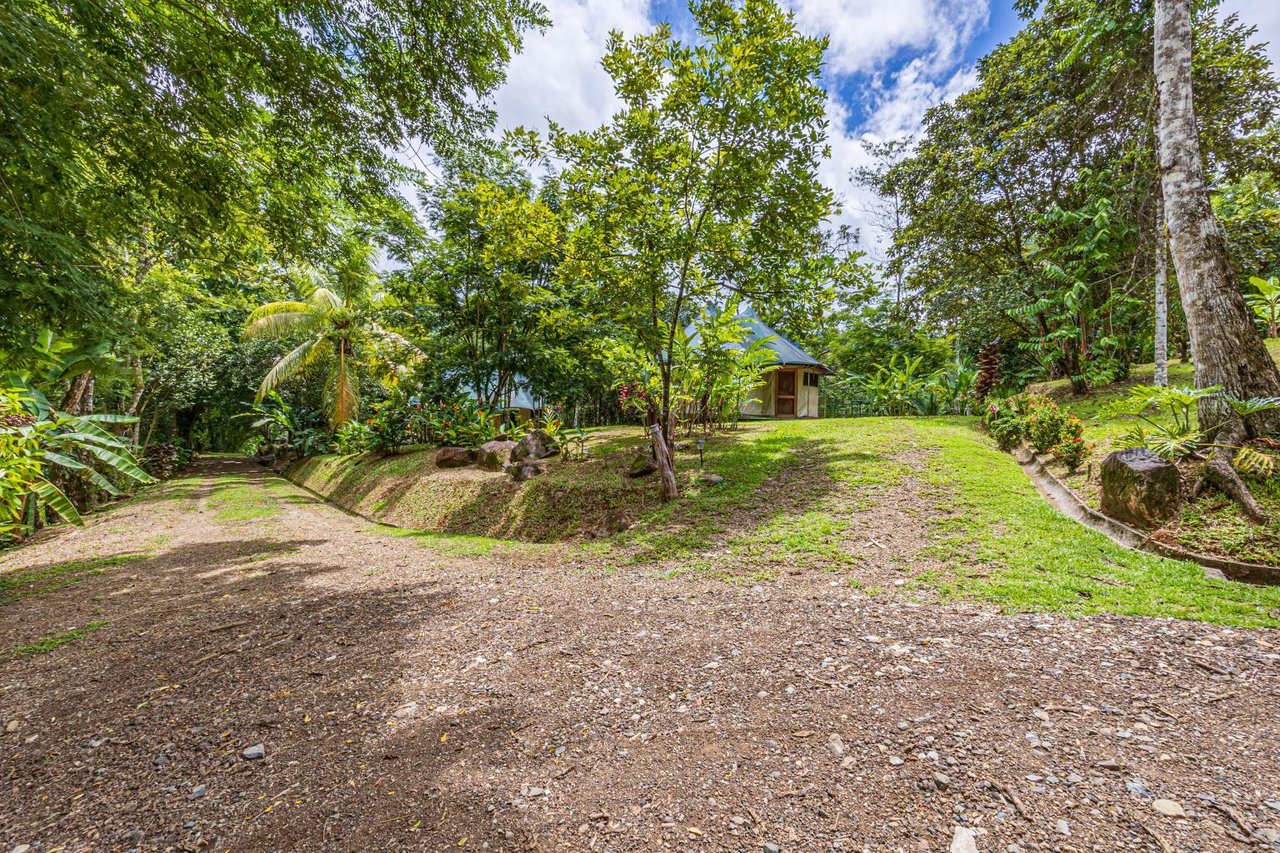 Uvita, Jungle Retreat Center on the Uvita River. Private and 17 Acres