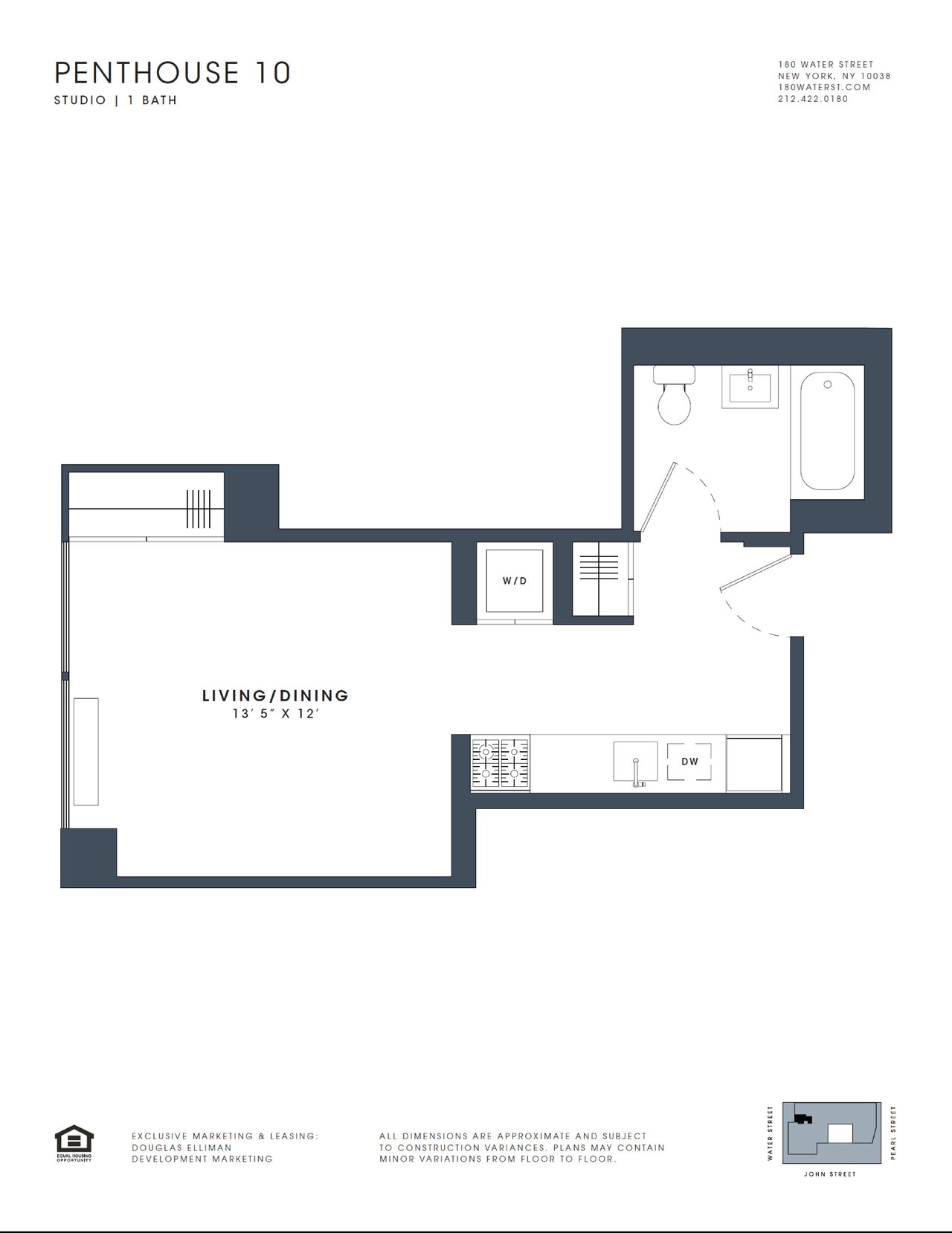 180 Water Street, Apt 2910