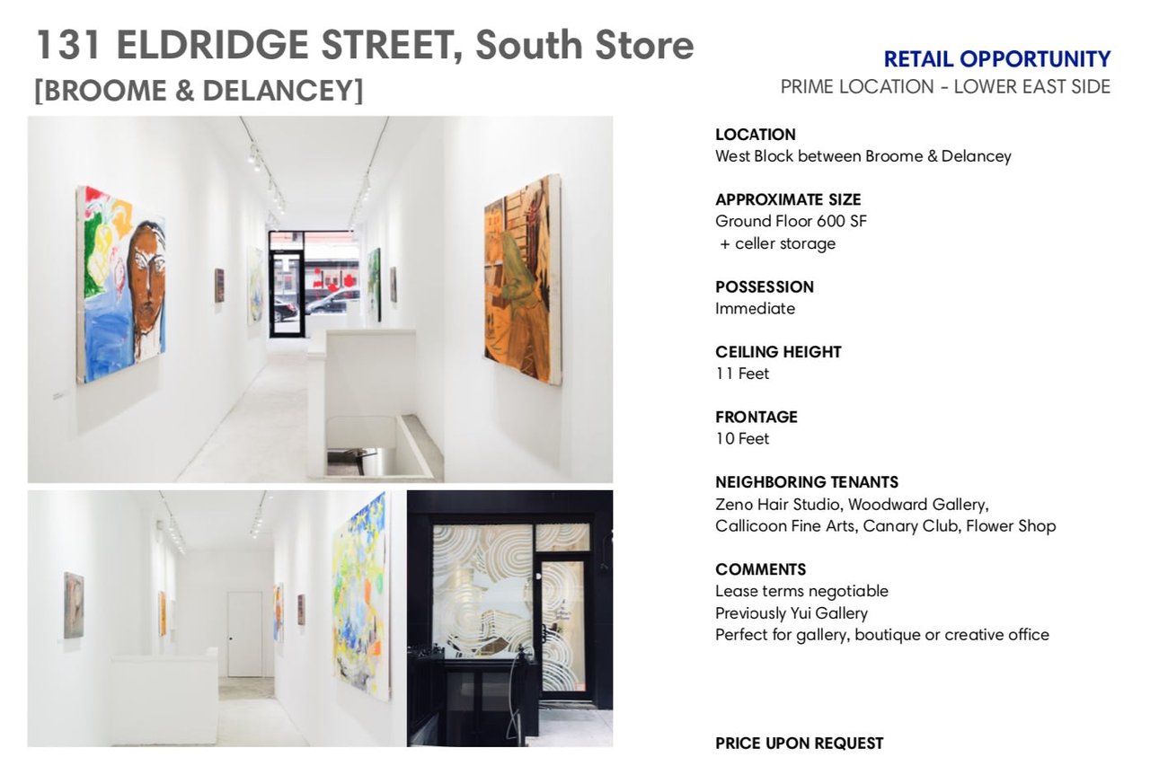 131 Eldridge St, #South Store