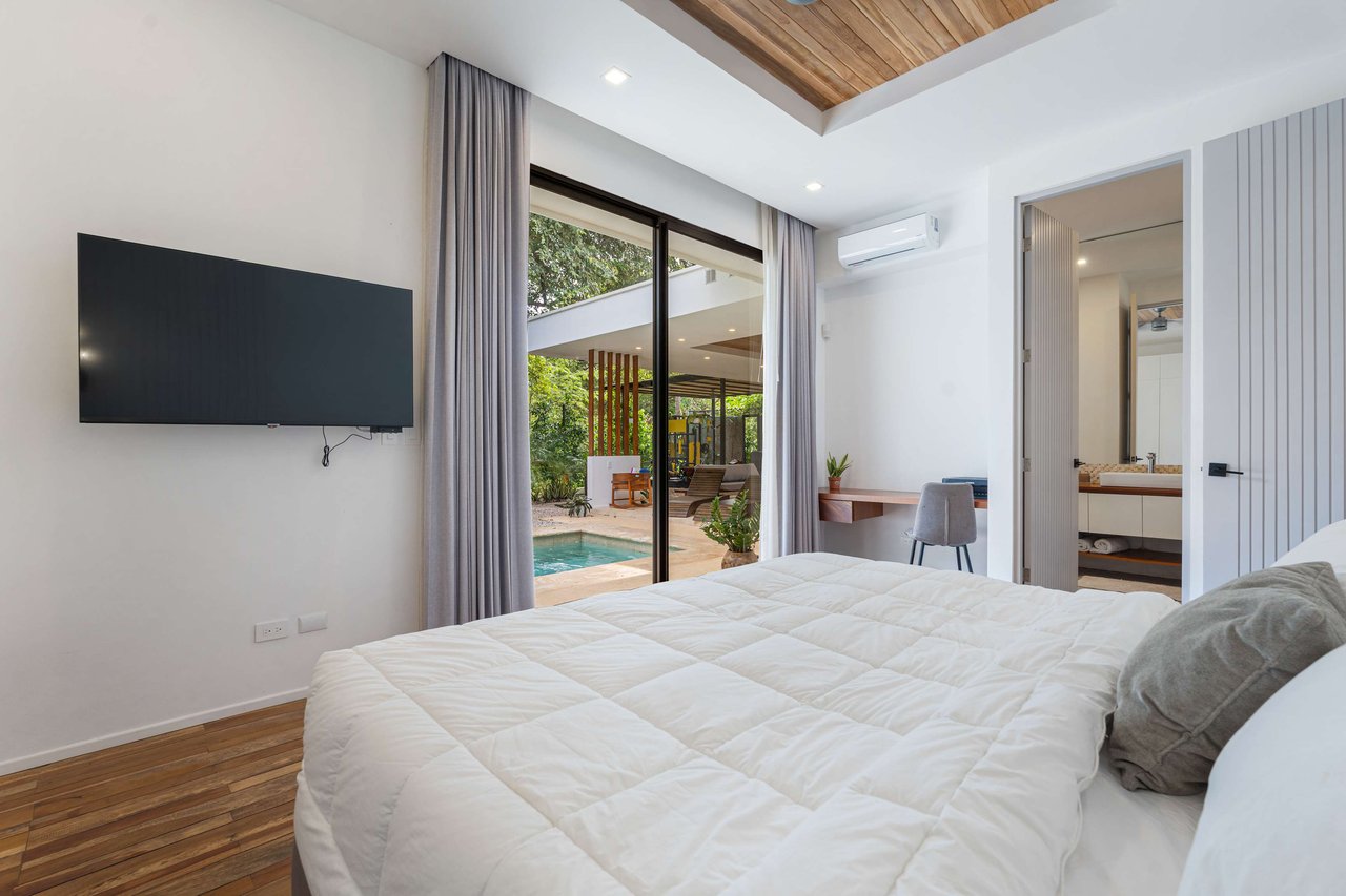 Welcome to Casa Kalyla | This well-designed home is just a 2-minute drive from the surf break at Playa Grande and is the house you have been looking for!