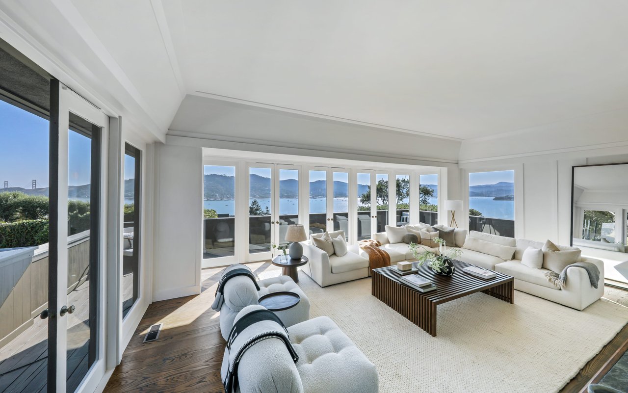 Stylish and Renovated with Sweeping Views Across the Bay