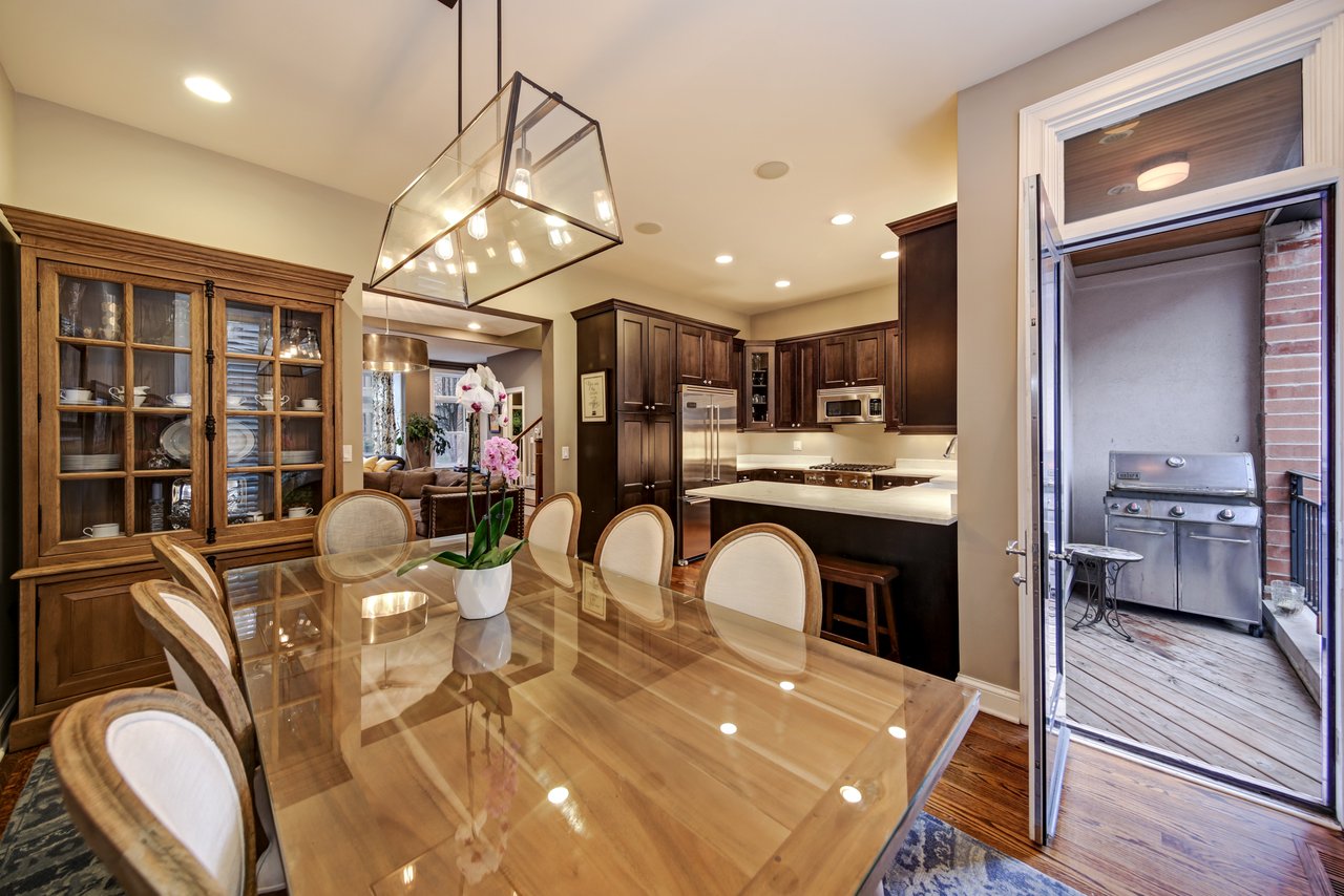 This stunning townhome is located in the heart of Bucktown