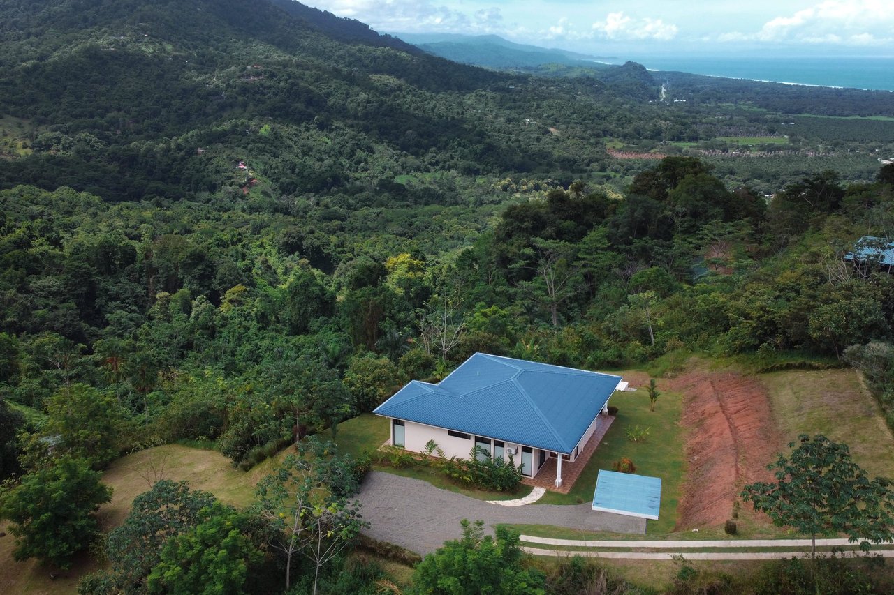 Move-In Ready Ocean View Home in the Hills of Portalon, South Pacific Coast