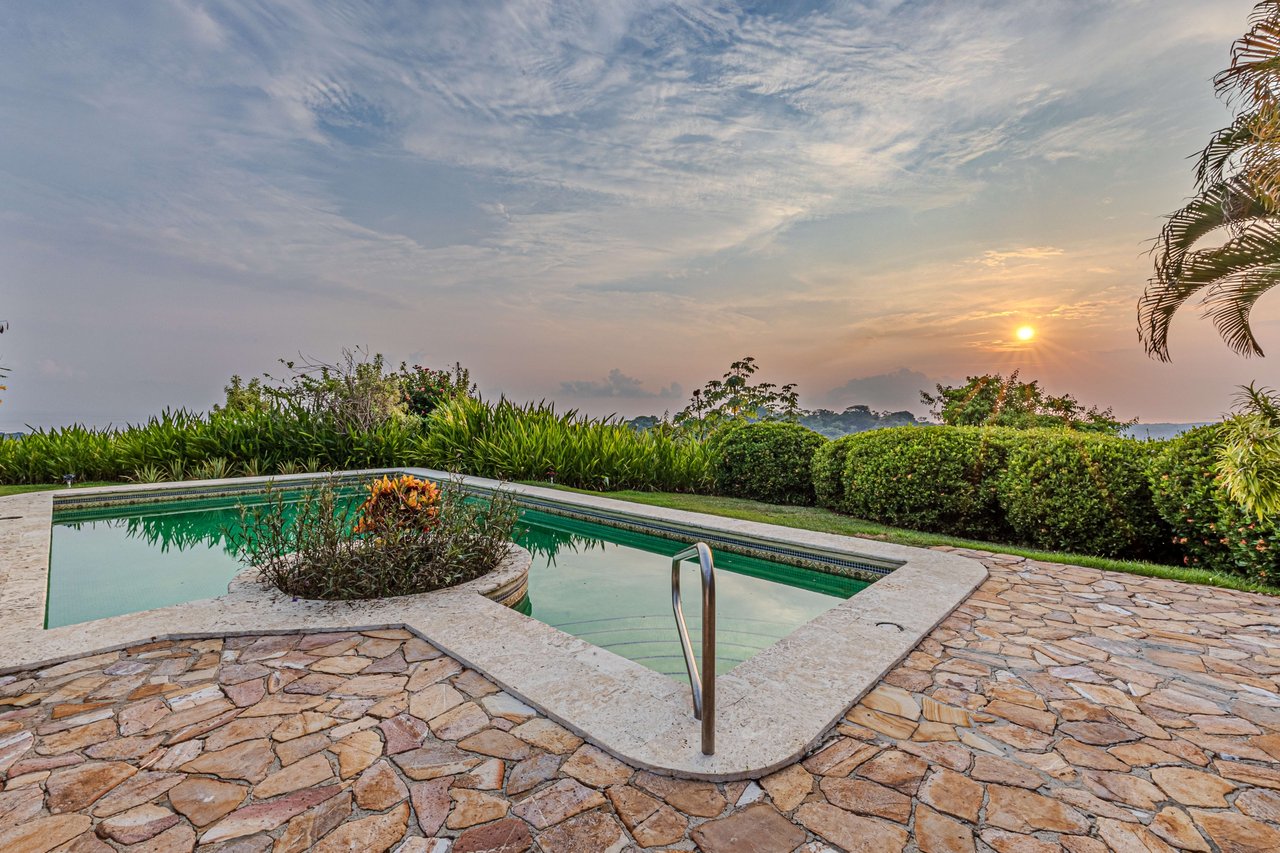 Private Family Estate with Stunning Sunsets and Pacific Ocean Views for Miles!