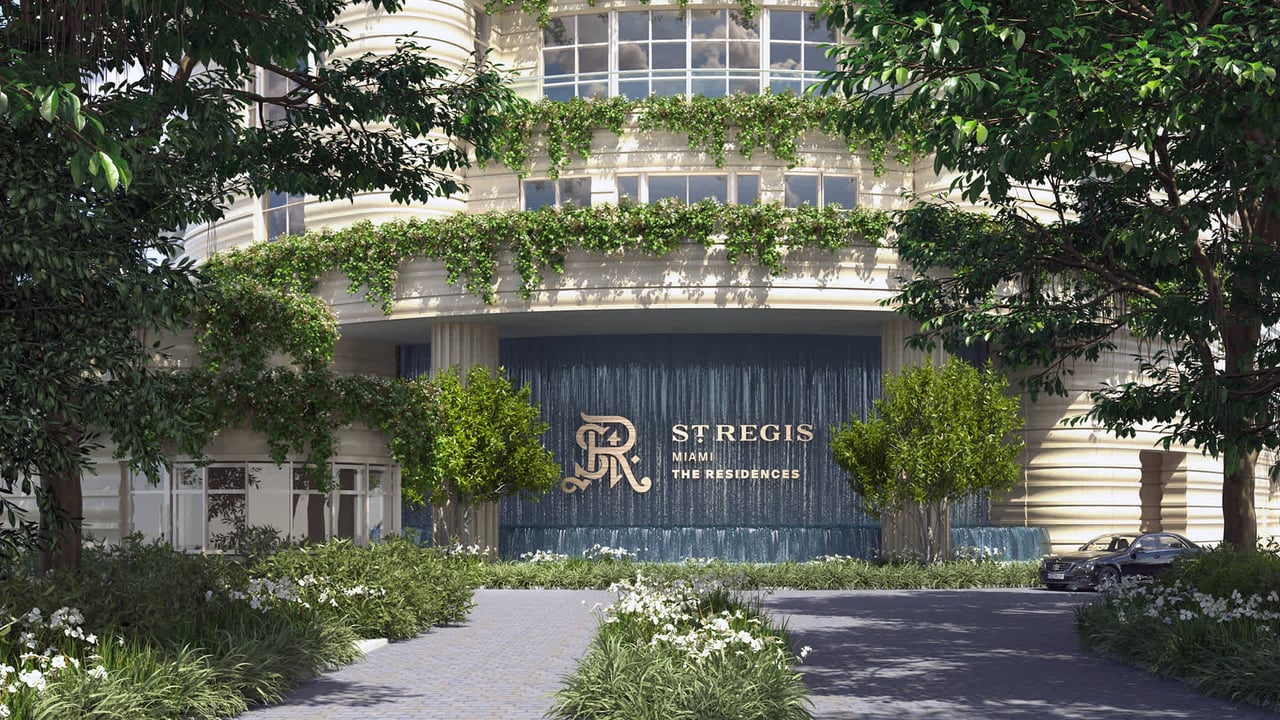 St. Regis Brickell entrance area