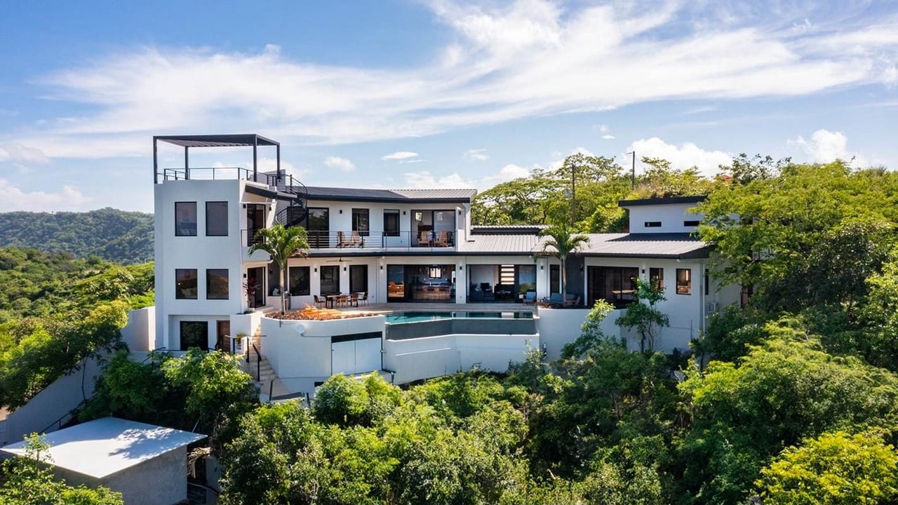 Modern Coastal Ocean View Villa, Flamingo, Guanacaste
