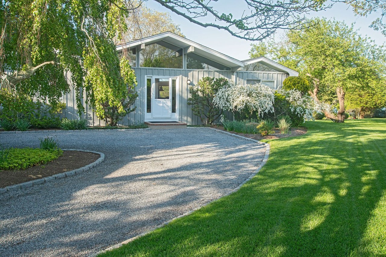 East Hampton Waterfront with Dock