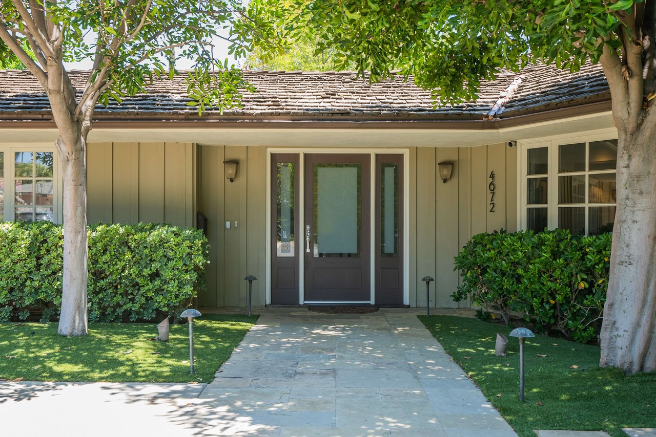 Sprawling Updated Cali Ranch in Toluca Lake w/ Resort Like Backyard