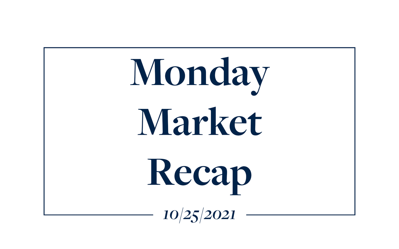 Monday Market Update