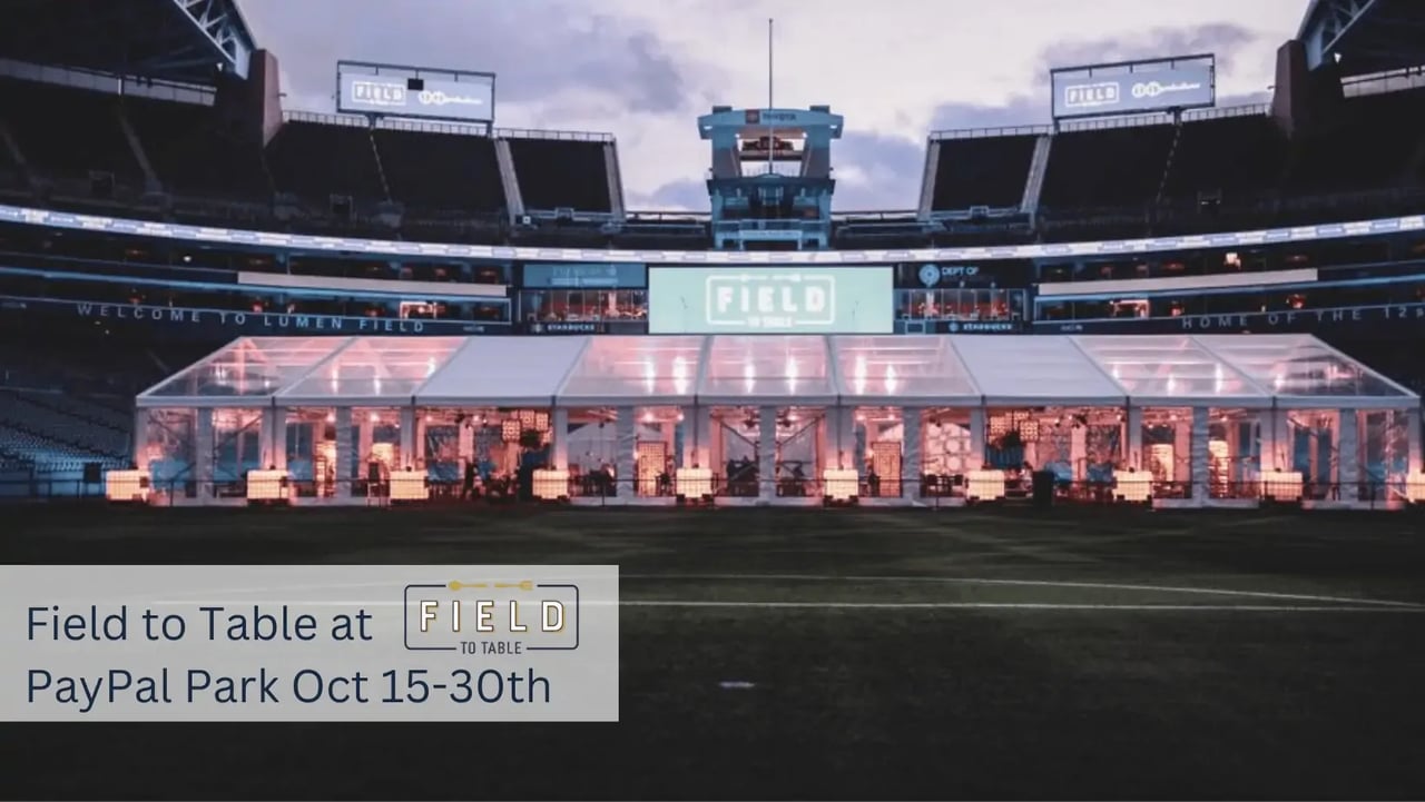 Field-to-Table Brings Culinary Excellence Straight to the Pitch for an Opportunity to Dine on the Field at PayPal Park!