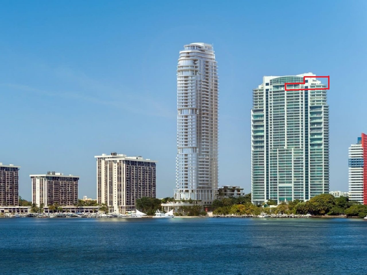 Santa Maria Brickell Duplex PH with Boat Dock