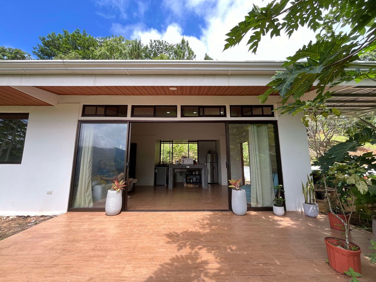 Costa Azul 120-degree Mountain View House With Costarican Wooden House as Lagniappe.