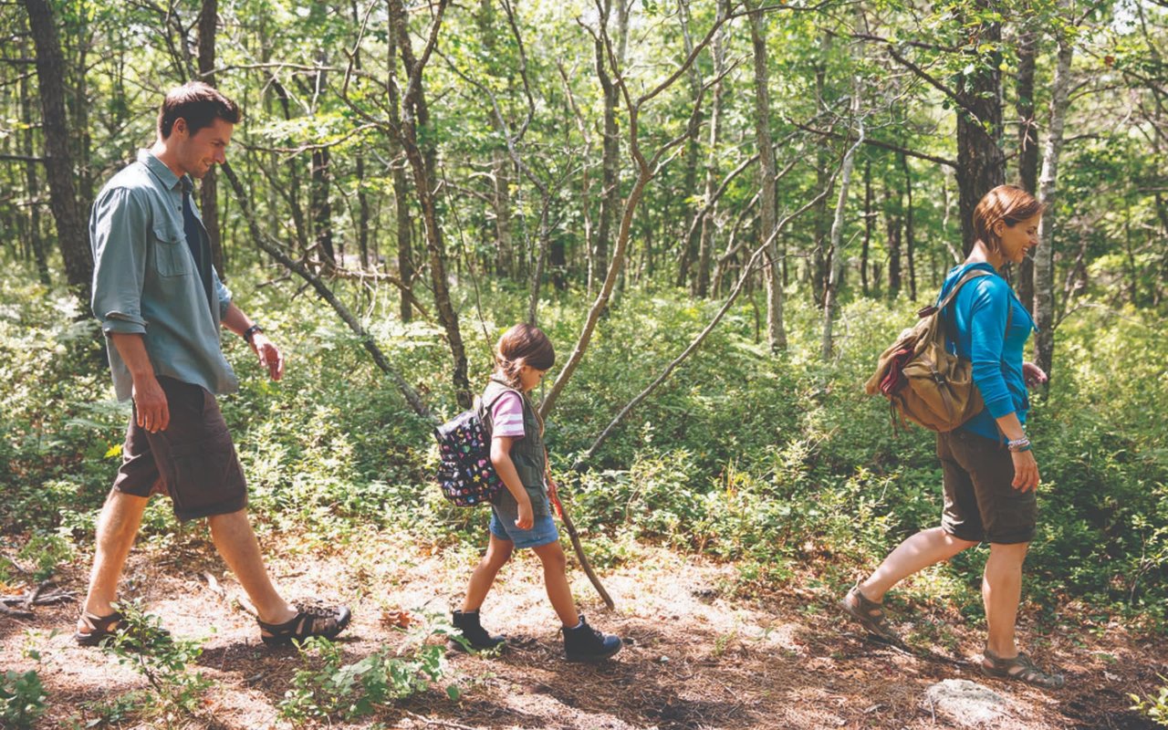 Hiking on Cape Cod, MA