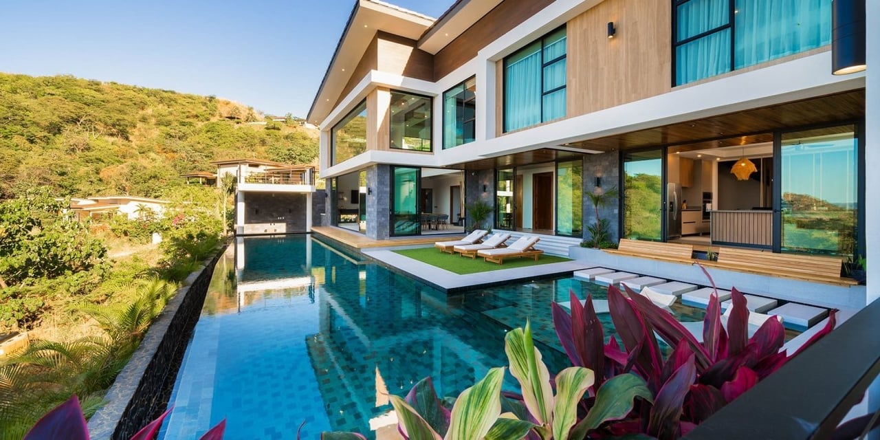 Modern Ocean View Masterpiece, Flamingo, Guanacaste