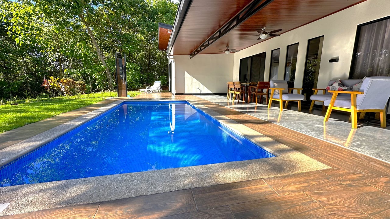 2-Bedroom, Brand New Modern House In Jungle Community On Calle Tucan.