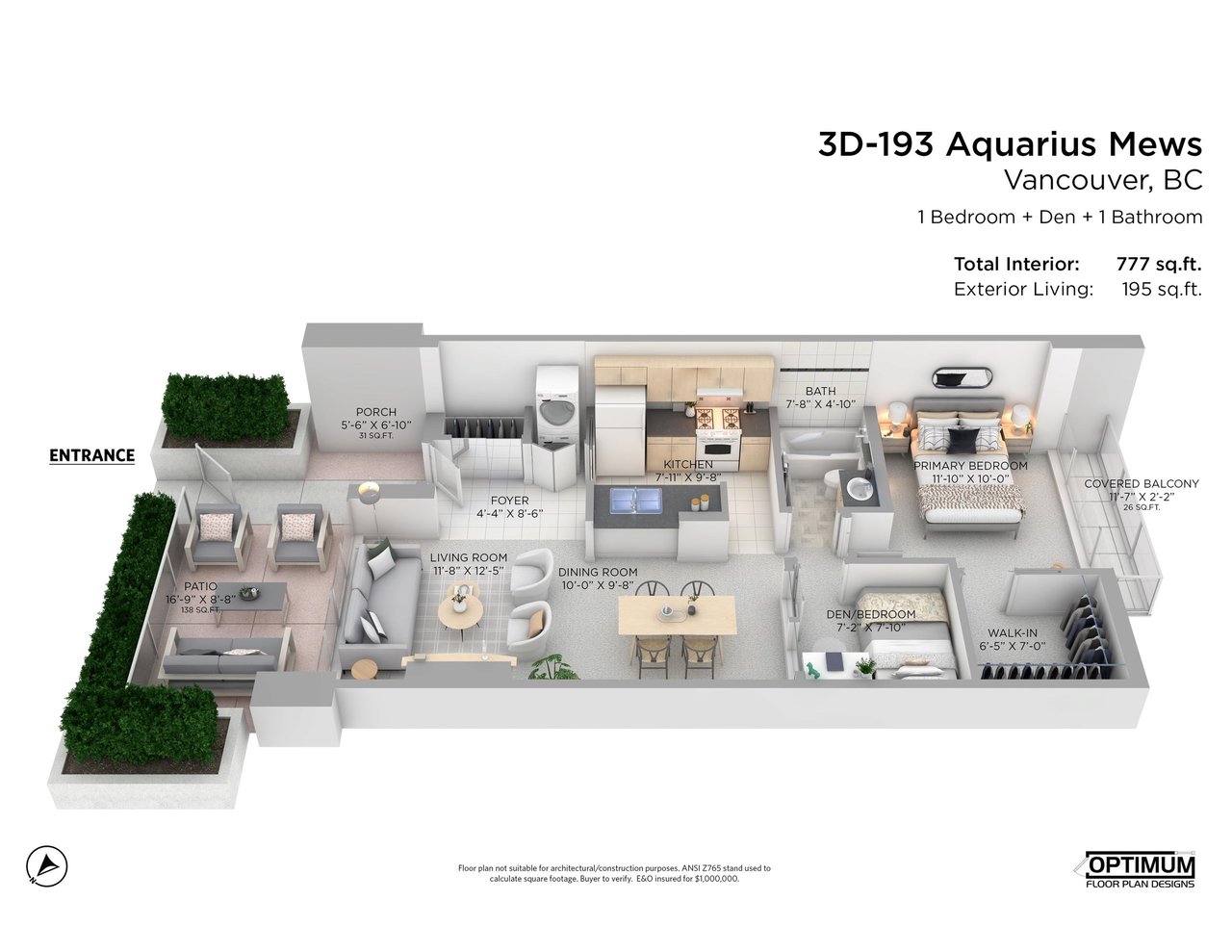 3D-193 Aquarius Mews, Vancouver