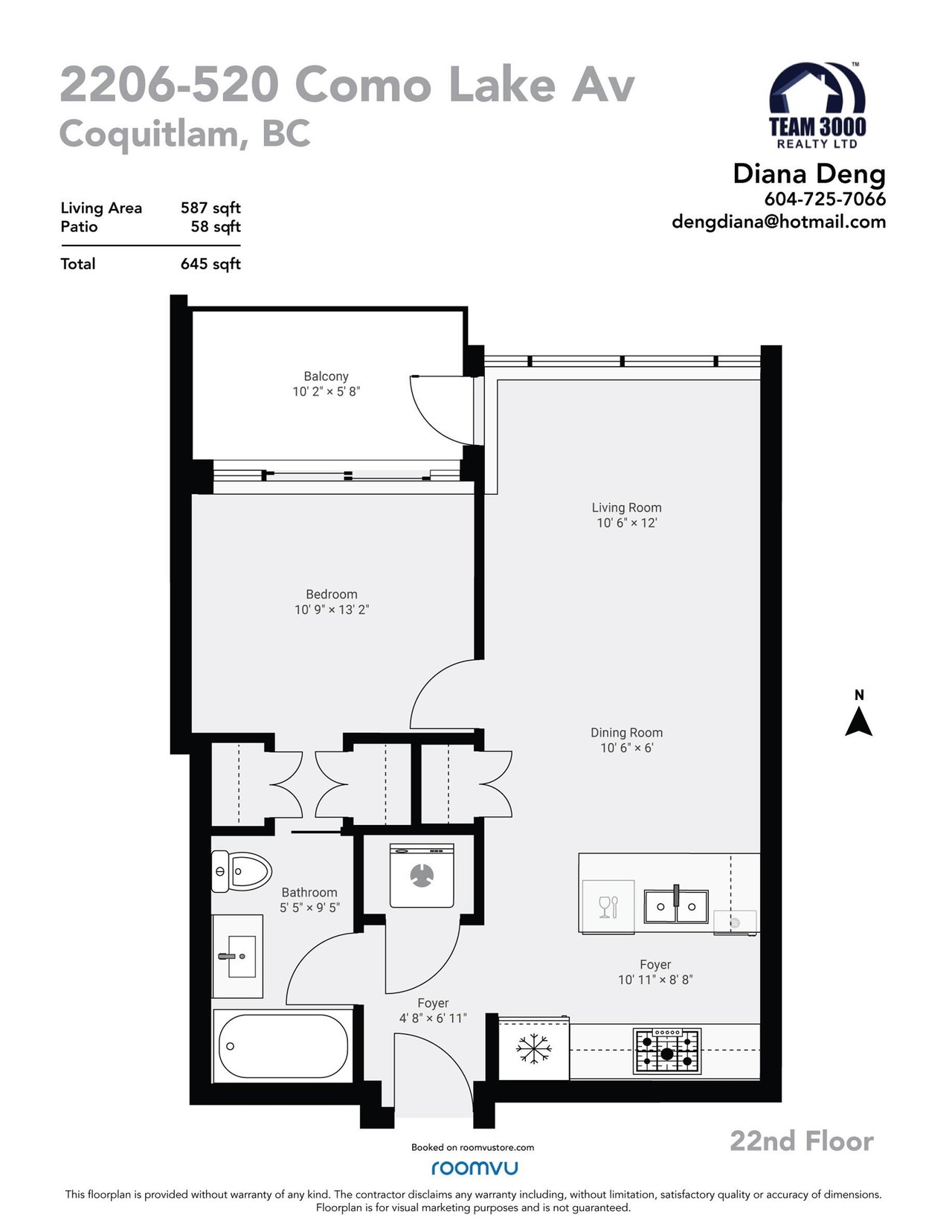 2206-520 Como Lake Ave