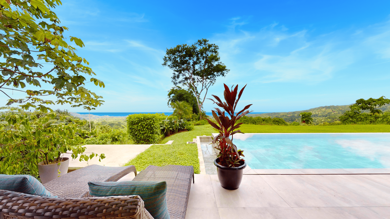 Elegant Estate with Ocean & Jungle Views