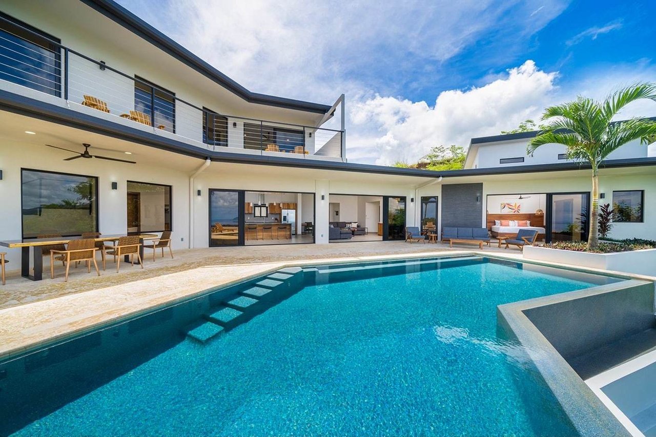 Modern Coastal Ocean View Villa, Flamingo, Guanacaste