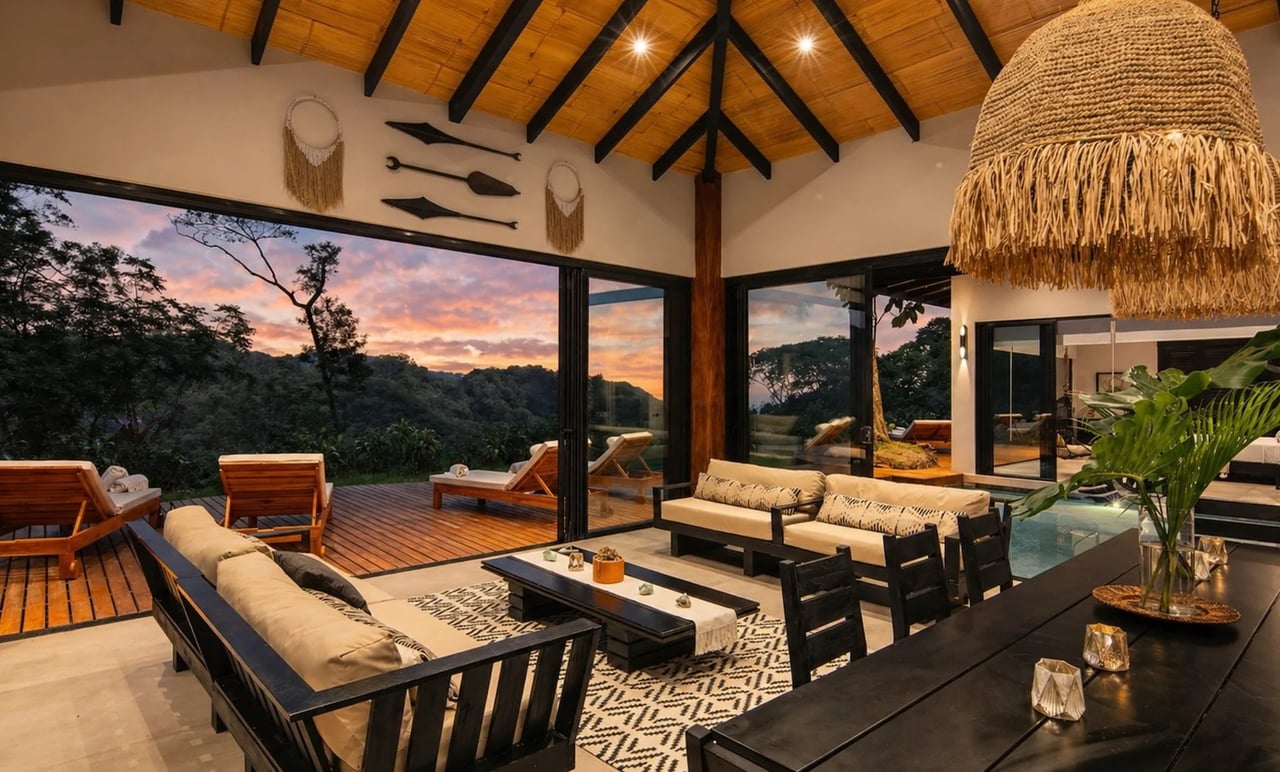 Balinese Tropical Ocean Villa, Santa Teresa, Puntarenas