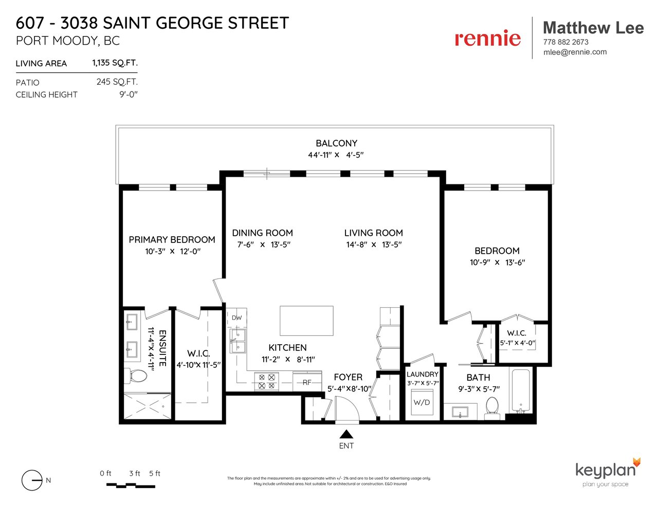 607-3038 St George St