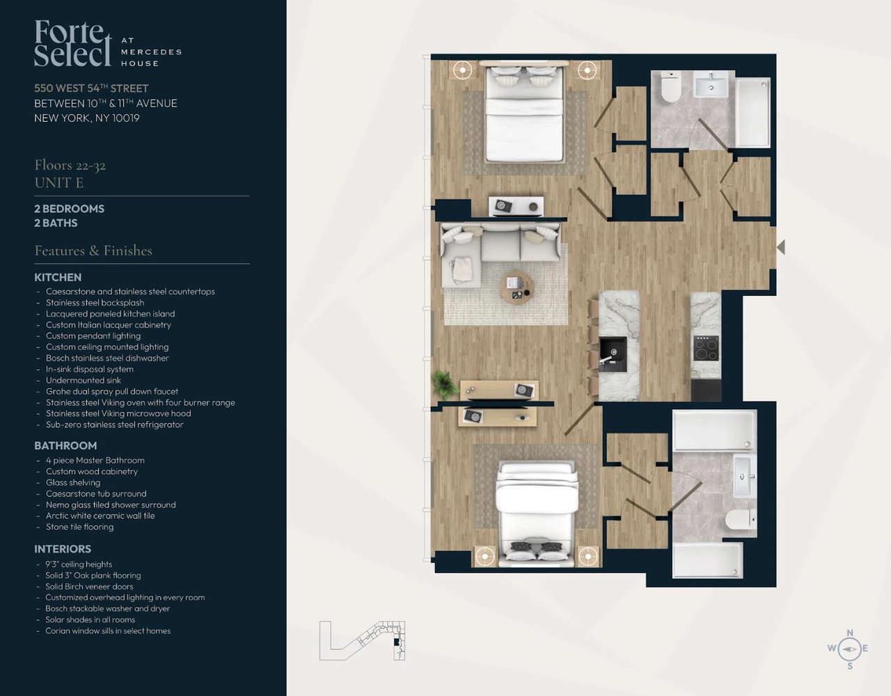 554 West 54th Street, Apt 24-E