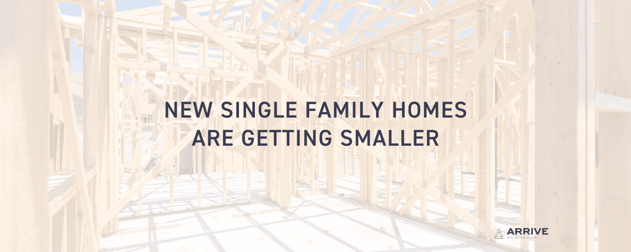 New Single Family Homes Are Getting Smaller