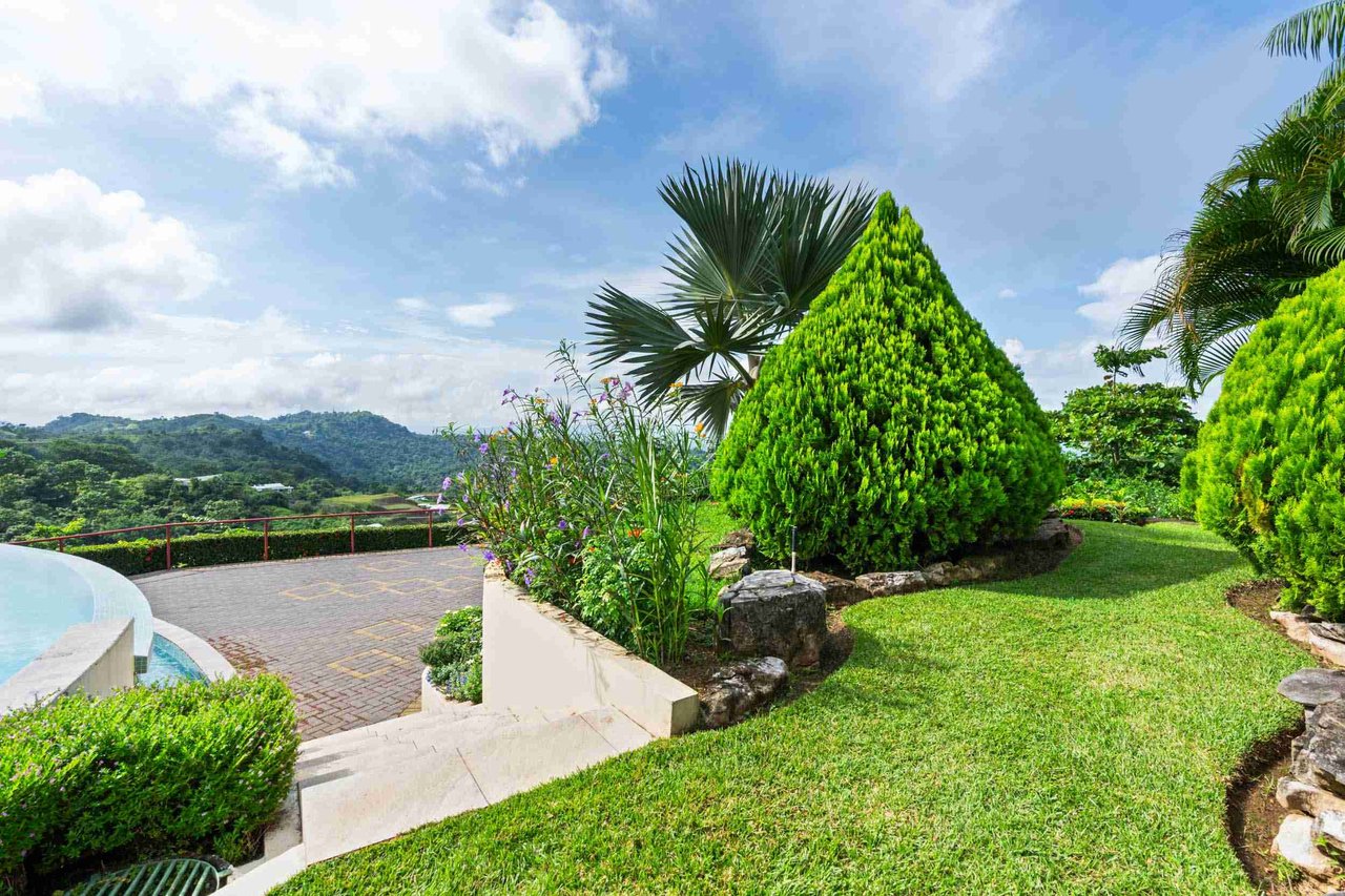 Luxurious Home with Great Outdoor Living Space and Incredible Panoramic Valley & Ocean Views in Chontales near Ojochal Costa Rica