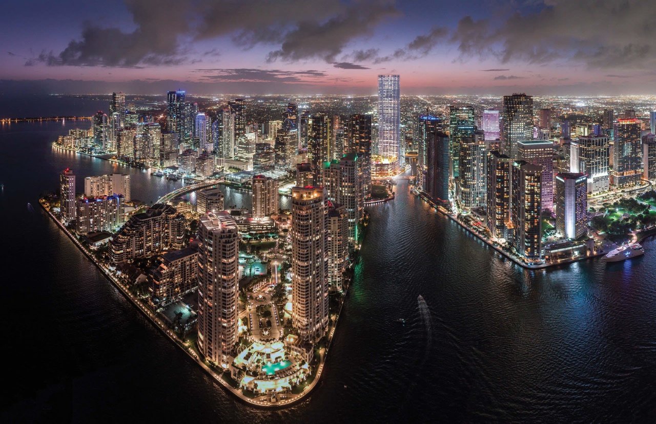 May 2024 - In Brickell, the First Crane Has Been Installed at the 75-Story Baccarat Residences Construction Site